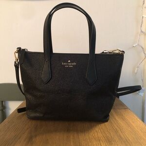 Kate Spade | Joeley Small Satchel Black Glitter